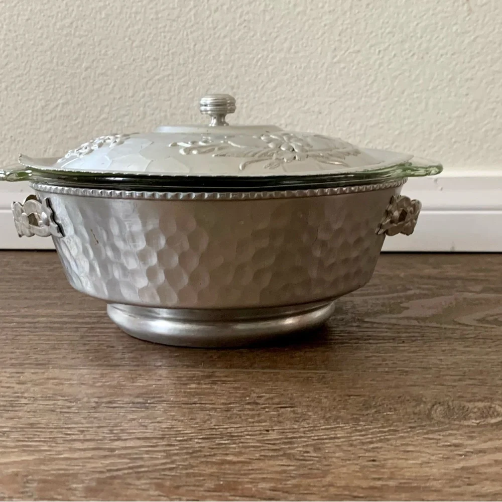 Vintage Aluminum Bowl Dish Nasco Italy
